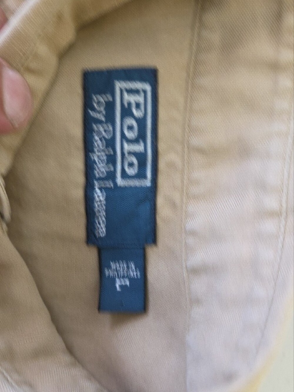 Polo by Ralph Lauren Rare VINTAGE Tan with Multicolor Aztec Yoke - Picture 7 of 7